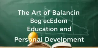The Art of Balancing Education and Personal Growth The Art of Balancing Education and Personal Development