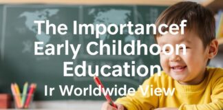 The Importance of Early Childhood Education: A Global Perspective The Importance of Early Childhood Education: A Worldwide View