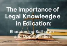 The Importance of Legal Knowledge in Education: Enhancing Skills and Opportunities The Importance of Legal Knowledge in Education: Enhancing Skills and Opportunities
