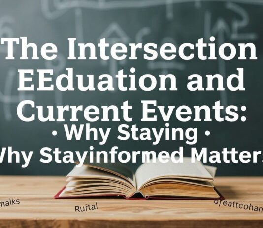 The Intersection of Education and Current Affairs: Why Staying Informed Matters The Intersection of Education and Current Events: Why Staying Informed Matters