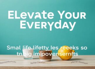 Elevate Your Everyday: Small Lifestyle Tweaks for Big Improvements Elevate Your Everyday: Small Lifestyle Tweaks for Big Improvements