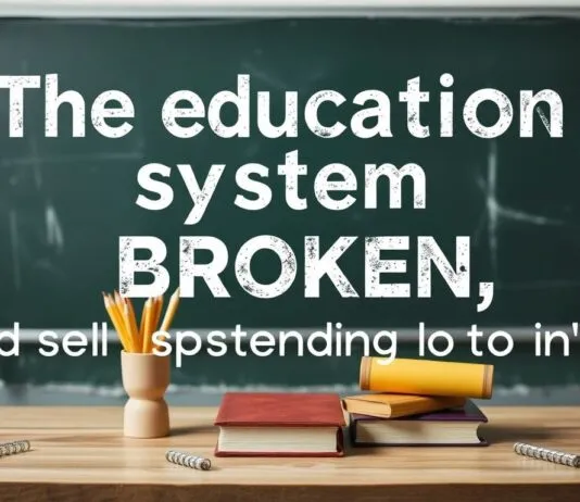 The Education System Is Broken, and We’re All Just Pretending It Isn’t The education system is broken, and we're all just pretending it isn't.