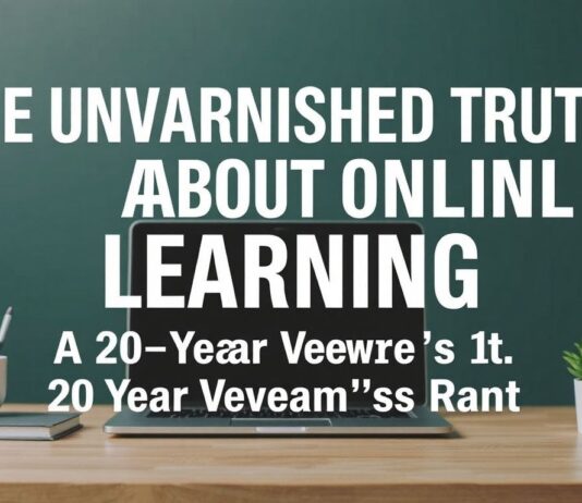 The Honest Truth About Online Learning: A 20-Year Vet’s Rant The Unvarnished Truth About Online Learning: A 20-Year Veteran's Rant