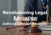 Revolutionizing Legal Education: The Future of Judicial Decision Analysis Revolutionizing Legal Education: The Future of Judicial Decision Analysis