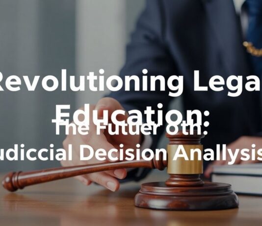 Revolutionizing Legal Education: The Future of Judicial Decision Analysis Revolutionizing Legal Education: The Future of Judicial Decision Analysis